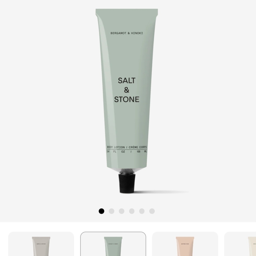 Salt & Stone Bergamot & Hinoki Body Lotion - Sage